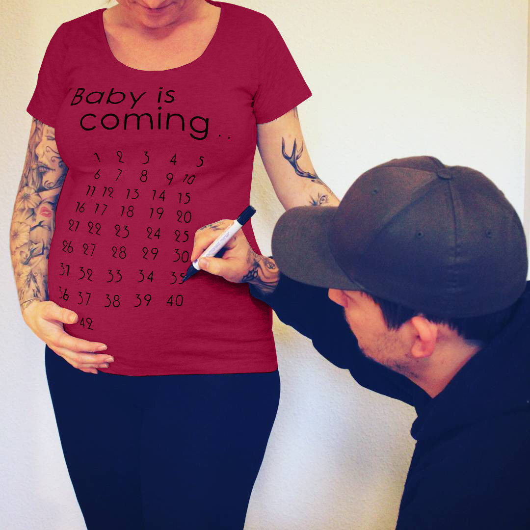 Baby Is Coming Pregnancy T-shirt